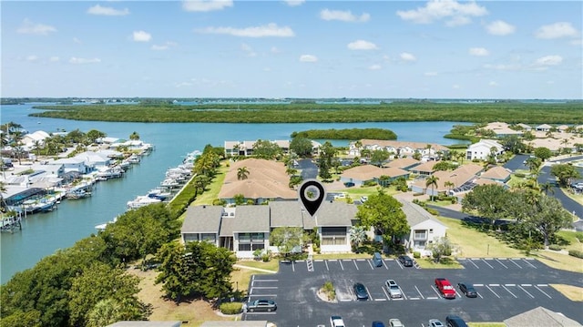 3215 S Lakeview Cir Unit 12104, Hutchinson Island, FL 34949 - aerial perspective of suburban area featuring a large body of water