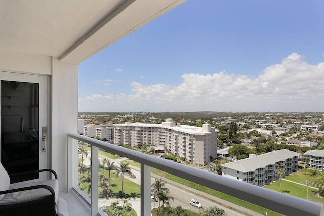 2800 S Ocean Blvd Unit 14A, Boca Raton, FL 33432 - balcony featuring a city view