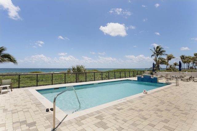 2800 S Ocean Blvd Unit 14A, Boca Raton, FL 33432 - community pool with a water view and a patio area