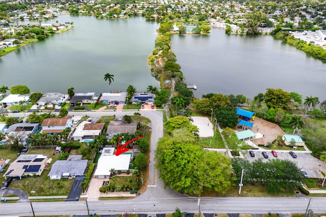 1707 NW 38th St, Oakland Park, FL 33309 - aerial view of residential area with a nearby body of water