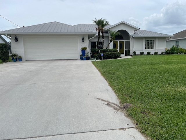 1618 SW Lexington Dr NW, Port Saint Lucie, FL 34953 - ranch-style house featuring driveway, stucco siding, a front lawn, and an attached garage