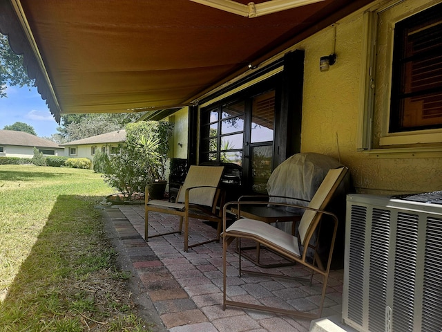 4728 Finchwood Rd Unit B, Boynton Beach, FL 33436 - view of patio / terrace with cooling unit
