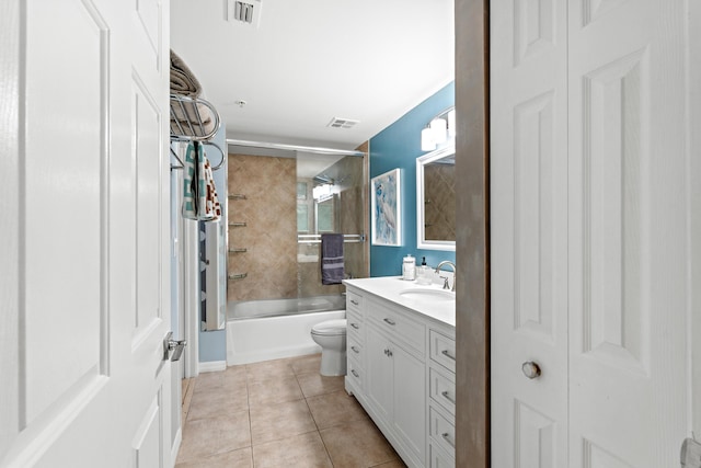 802 W Windward Way Unit 304, Lantana, FL 33462 - bathroom with tile patterned flooring, vanity, toilet,  shower combination, and a closet