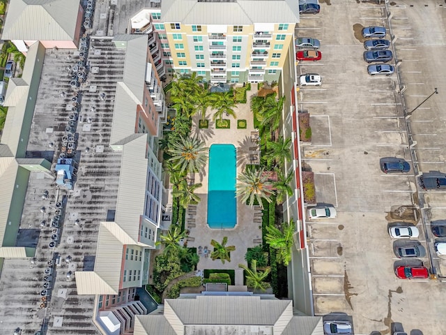 802 W Windward Way Unit 304, Lantana, FL 33462 - drone / aerial view of a pool area