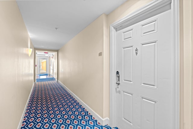 802 W Windward Way Unit 304, Lantana, FL 33462 - hallway with baseboards