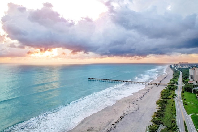 2703 Fairway Dr N, Jupiter, FL 33477 - water view featuring nearby beach