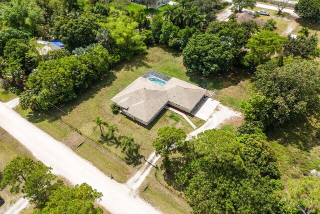 view from above of property