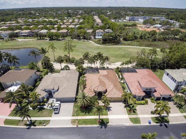 1815 Waldorf Dr, Royal Palm Beach, FL 33411 - aerial perspective of suburban area featuring a golf club and a large body of water
