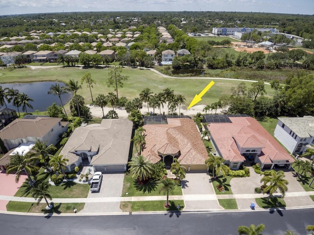 1815 Waldorf Dr, Royal Palm Beach, FL 33411 - aerial view of residential area featuring a large body of water and a golf club