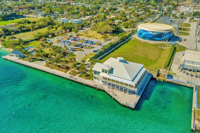 115 W 31st Ct, Riviera Beach, FL 33404 - aerial view featuring a water view