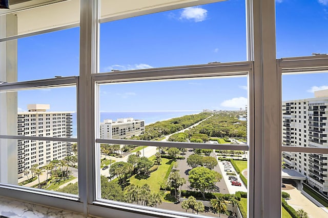 2121 N Ocean Blvd Unit 1707E, Boca Raton, FL 33431 - detailed view of a water view and a view of city