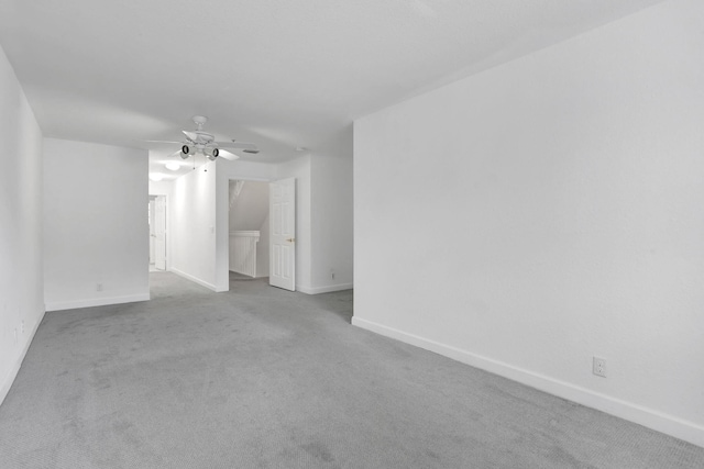 3599 NW 14th Ct, Lauderhill, FL 33311 - carpeted spare room featuring ceiling fan and baseboards