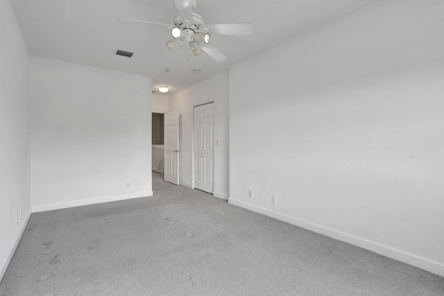 3599 NW 14th Ct, Lauderhill, FL 33311 - carpeted empty room with baseboards and ceiling fan