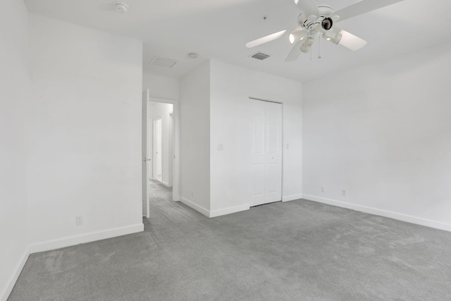 3599 NW 14th Ct, Lauderhill, FL 33311 - unfurnished bedroom featuring carpet floors, baseboards, ceiling fan, and a closet