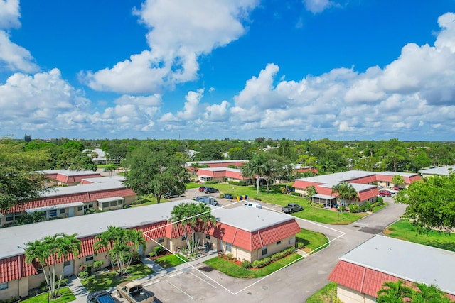 bird's eye view featuring a residential view