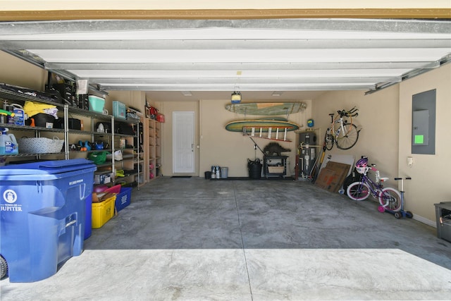 111 Tullamore Ave, Jupiter, FL 33458 - garage featuring electric panel and heat pump water heater