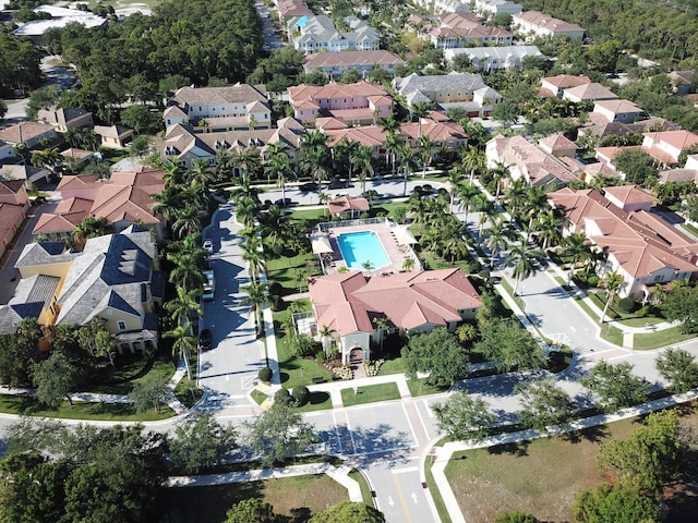 111 Tullamore Ave, Jupiter, FL 33458 - aerial view of property's location featuring a pool area and nearby suburban area