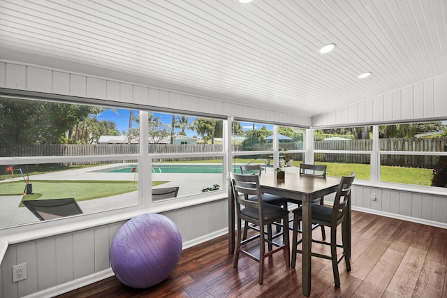 764 Westwind Dr, North Palm Beach, FL 33408 - sunroom / solarium with outdoor dining area and plenty of natural light