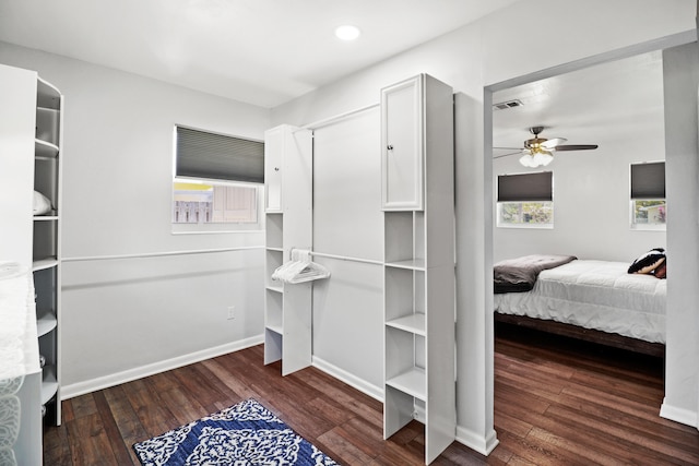 764 Westwind Dr, North Palm Beach, FL 33408 - bedroom featuring hardwood / wood-style flooring, recessed lighting, and baseboards