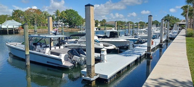 764 Westwind Dr, North Palm Beach, FL 33408 - dock featuring a water view