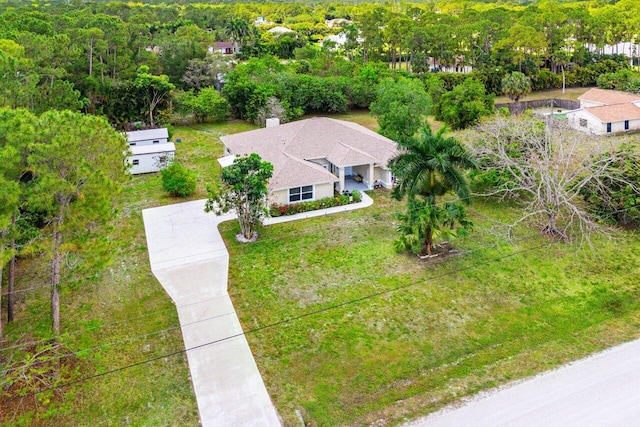 aerial view of property and surrounding area
