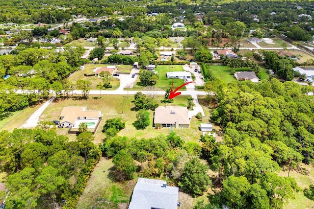 aerial perspective of suburban area