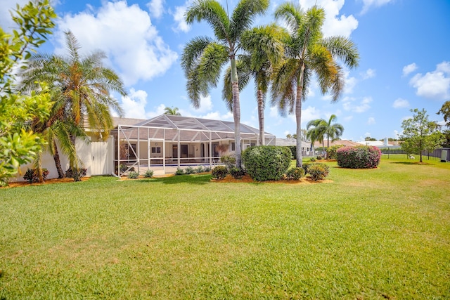 391 Glenbrook Dr, Atlantis, FL 33462 - back of house with a lanai