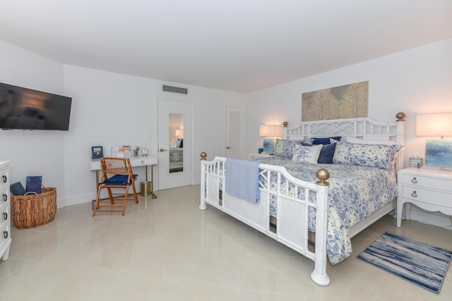 2860 S Ocean Blvd Unit 202, Palm Beach, FL 33480 - tiled bedroom featuring baseboards