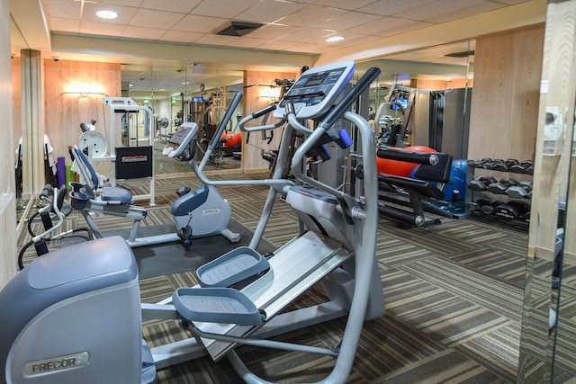 2860 S Ocean Blvd Unit 202, Palm Beach, FL 33480 - gym featuring carpet