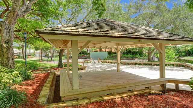 2708 NW 26th Cir, Boca Raton, FL 33431 - surrounding community with a gazebo and a wooden deck