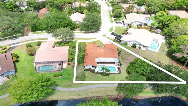 2708 NW 26th Cir, Boca Raton, FL 33431 - aerial perspective of suburban area with a pool