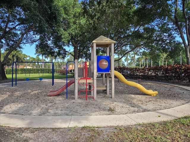 view of communal playground