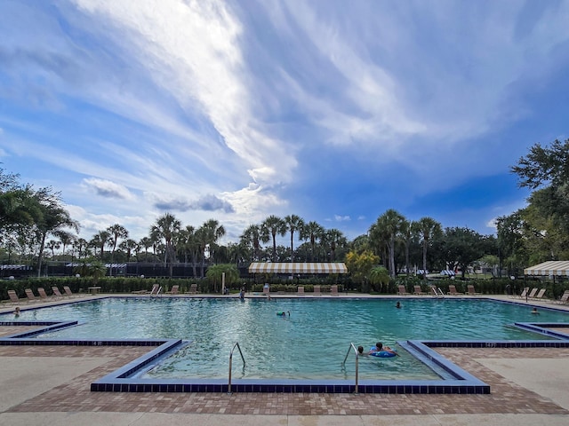 view of community pool