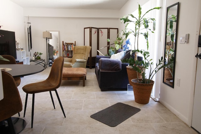 view of living area