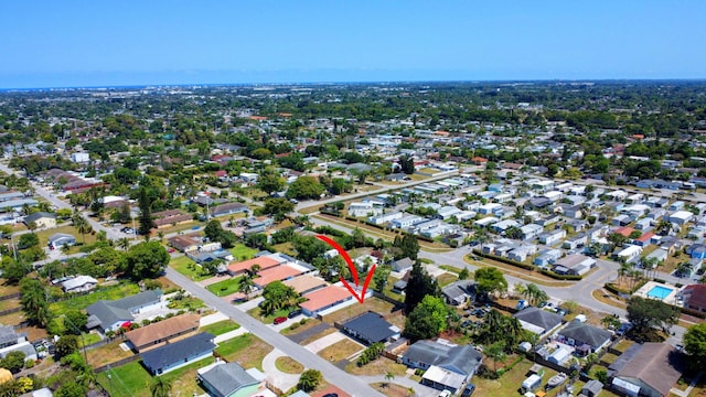 view of property location with nearby suburban area