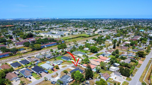 aerial view of property and surrounding area