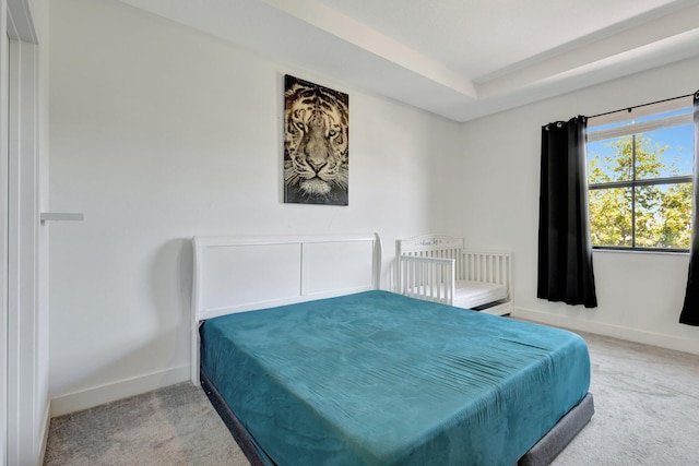 4006 Sequoia Pl W, Riviera Beach, FL 33410 - carpeted bedroom featuring baseboards and a raised ceiling