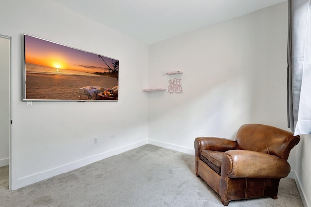 4006 Sequoia Pl W, Riviera Beach, FL 33410 - sitting room featuring carpet flooring and baseboards