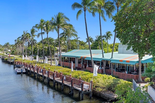 301 NE 7th Ave, Delray Beach, FL 33483 - dock area with a water view