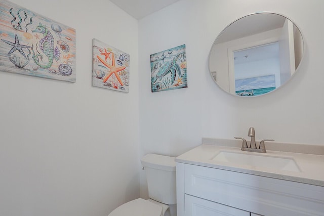 9109 SE Riverfront Ter Unit B, Jupiter, FL 33469 - bathroom featuring toilet and vanity