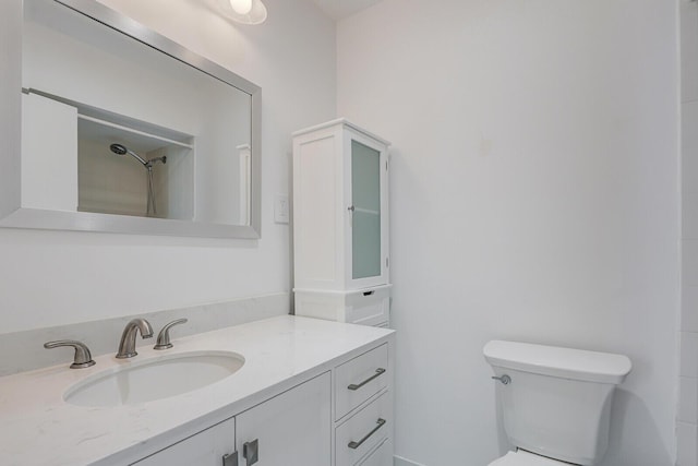 9109 SE Riverfront Ter Unit B, Jupiter, FL 33469 - bathroom with toilet, vanity, and a shower