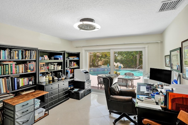 19262 Redberry Ct, Boca Raton, FL 33498 - office space featuring tile patterned floors and a textured ceiling