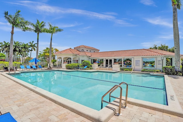 19262 Redberry Ct, Boca Raton, FL 33498 - community pool with a patio area