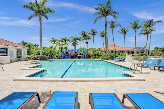 19262 Redberry Ct, Boca Raton, FL 33498 - community pool featuring a patio