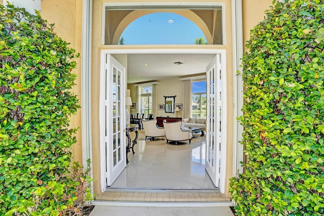 19262 Redberry Ct, Boca Raton, FL 33498 - property entrance featuring french doors