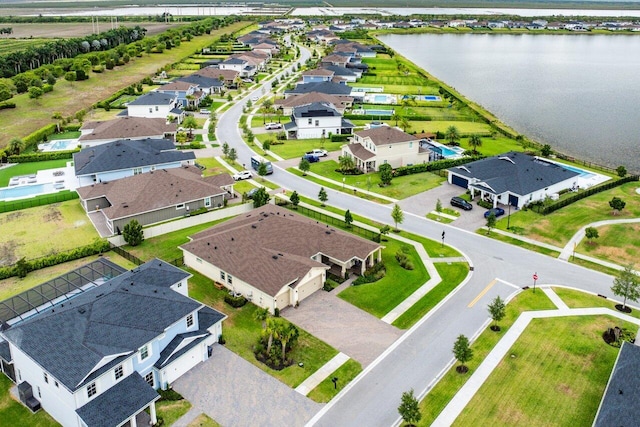 962 Castaway Ct, Loxahatchee, FL 33470 - aerial view of residential area with a large body of water