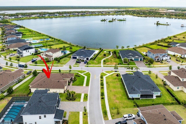 962 Castaway Ct, Loxahatchee, FL 33470 - aerial perspective of suburban area featuring a nearby body of water