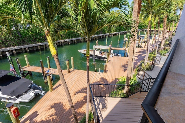 4401 N Ocean Blvd Unit 12, Boca Raton, FL 33431 - dock with a water view