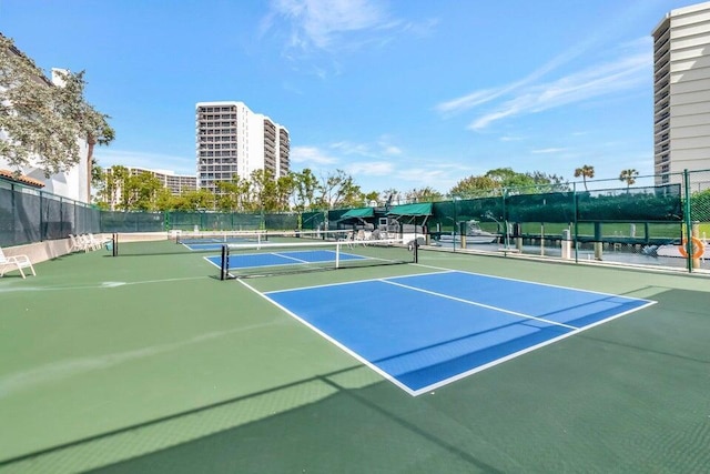 4401 N Ocean Blvd Unit 12, Boca Raton, FL 33431 - view of tennis court with fence