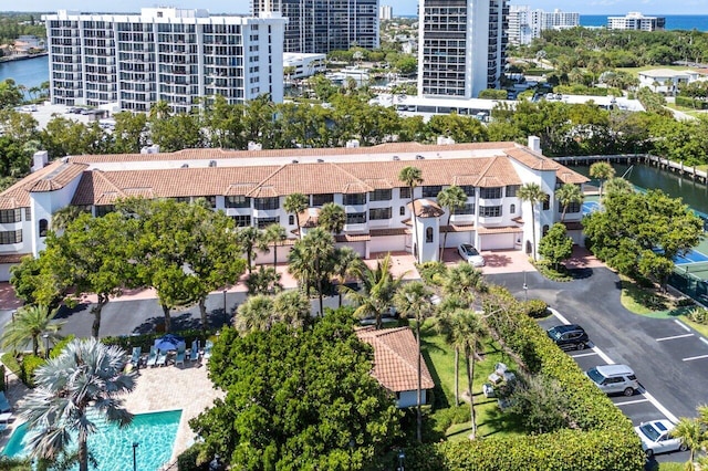 4401 N Ocean Blvd Unit 12, Boca Raton, FL 33431 - bird's eye view of a nearby body of water and a pool